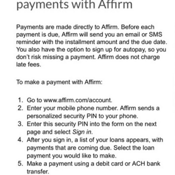AFFIRM:  BUY NOW PAY LATER - Picture 4 of 8